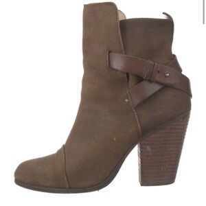 Rag & Bone Brown Suede Ankle Boots